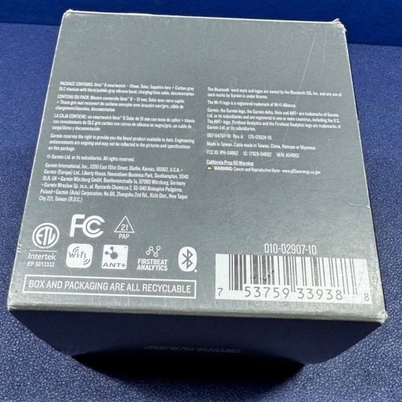 Garmin fenix 8 AMOLED Sapphire GPS Smartwatch 51 mm Carbon Gray DLC Titanium - Picture 6 of 6